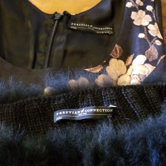 Peruvian Connection Dress & Alpaca CapeletNWOT - Picture 5 of 7